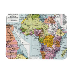 PARTITIONED AFRIKA, 1914 MAGNET