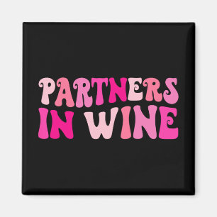 Partner beim Weintrinken Junggesellinnenabschied M Magnet