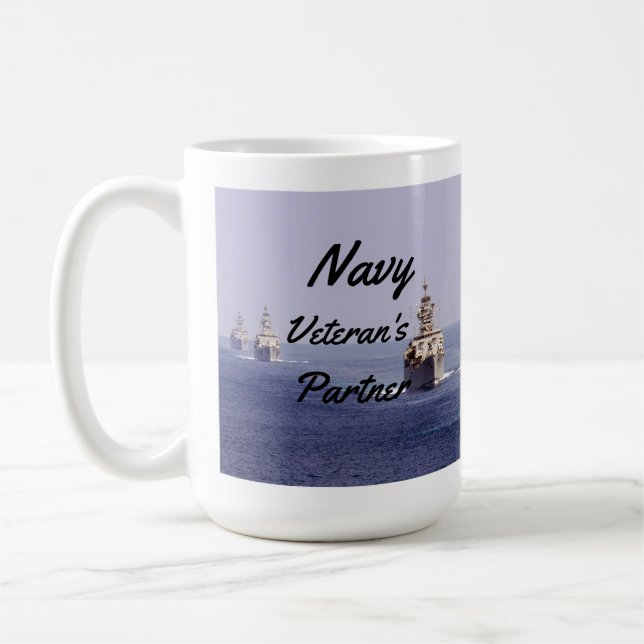 Partner der Marine Kaffeetasse (Links)