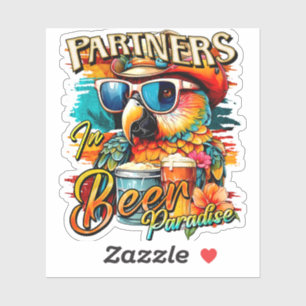 Partner des Bier Paradise Tropical Aufkleber