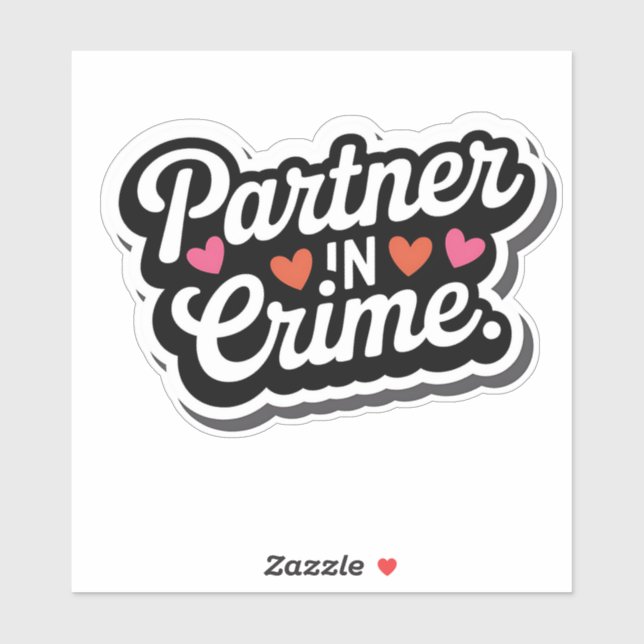 Partner des Sticker für die Freundschaft im Crime  (Blatt)