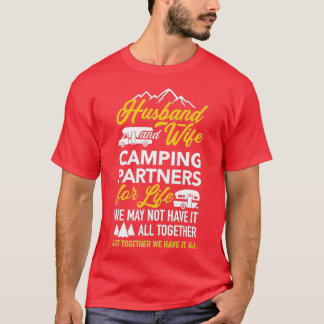 Partner für das Camping von Ehemann und Ehefrau RV T-Shirt