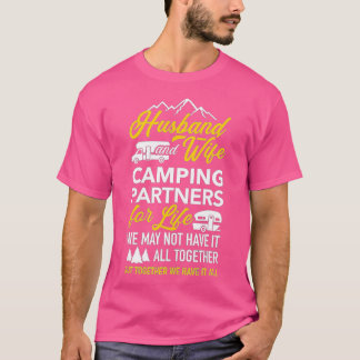 Partner für das Camping von Ehemann und Ehefrau RV T-Shirt