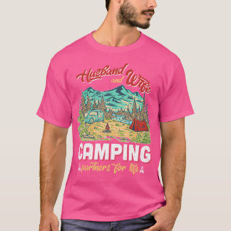 Partner für das Camping von Ehemann und Ehefrau T-Shirt