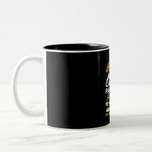 Partner für das Camping von Ehemann und Ehefrau Zweifarbige Tasse