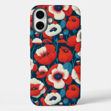 Partner für die blorrote und weiße Blume