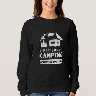Partner für Ehefrau-Camping Sweatshirt