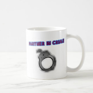 Partner - herein - Verbrechen Recht-Handschelle Kaffeetasse