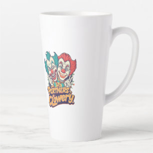 Partner im Clownery (Lustiger Clown-Wortwitz) Milchtasse