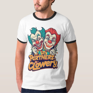 Partner im Clownery (Lustiger Clown-Wortwitz) T-Shirt
