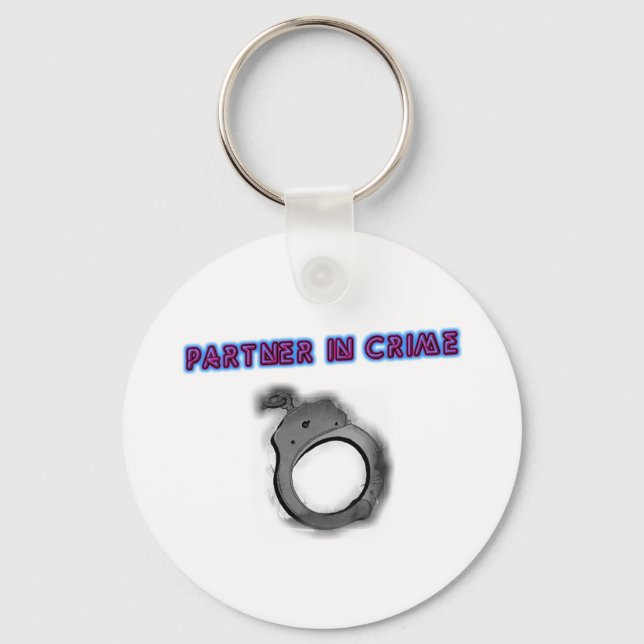 Partner in Crime Right Handcuff Schlüsselanhänger (Vorderseite)