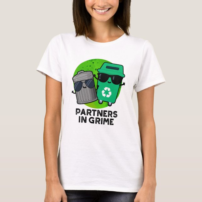 Partner in Grime Funny Trash Puff T-Shirt (Vorderseite)