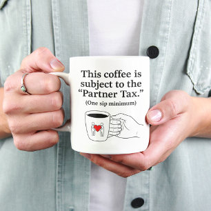 Partner Steuer Lustige Paare Kaffeetasse Jumbo-Tasse