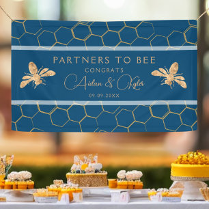 Partner von Bee Indigo & Honeycomb Polterabend Banner