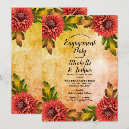 Partnerpartei für das Engagement von Blumen im Her Einladung