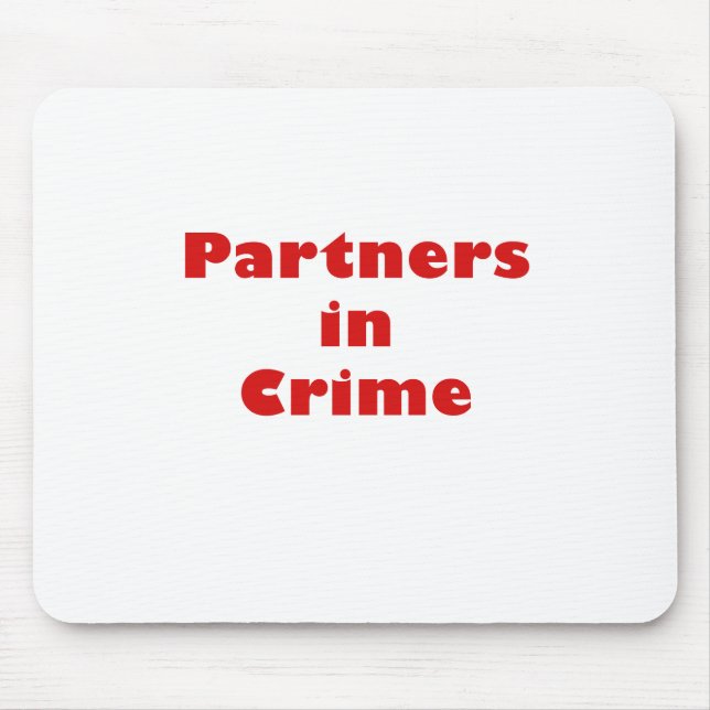 Partners - herein - Verbrechen Mousepad (Vorne)