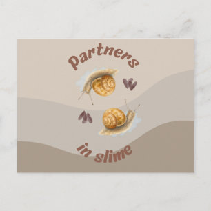 Partners in Slime Postkarte