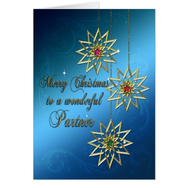 Partnerweihnachtskarte (Vorne)