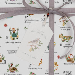 Partridge | 12 Day of Christmas Holiday Geschenkanhänger