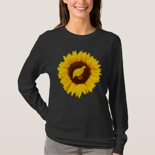 Partridge für Frauen Bird-Quail Sonnenblume Lover T-Shirt