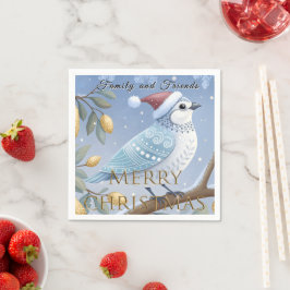 Partridge in einem Birnbaumpapier Napkin Serviette