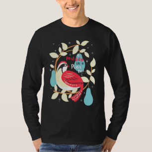 Partridge in einem Birnenbaum 12 Tage Weihnachtsli T-Shirt