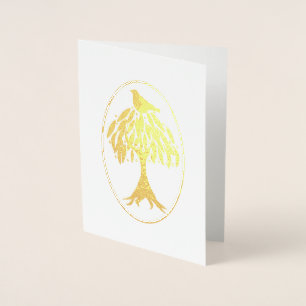 Partridge in einem Birnenbaum Folienkarte