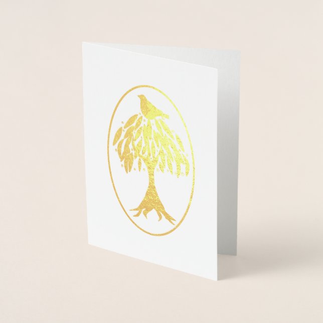 Partridge in einem Birnenbaum Folienkarte (Vorderseite)