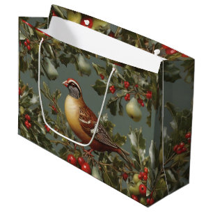 Partridge in einem Birnenbaum Große Geschenktüte