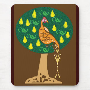 Partridge in einem Birnenbaum Mousepad