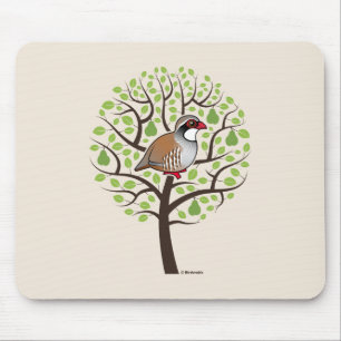 Partridge in einem Birnenbaum Mousepad