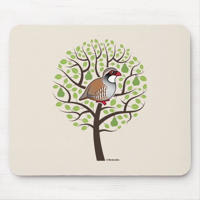 Partridge in einem Birnenbaum Mousepad (Vorne)
