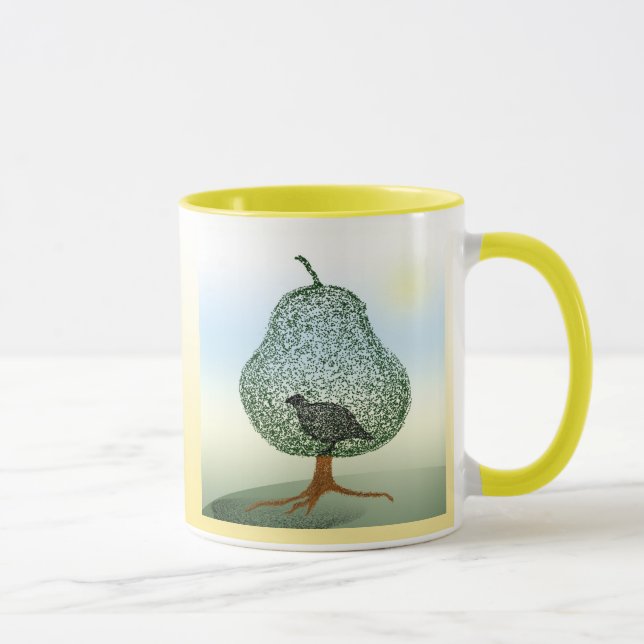 Partridge in einem Birnenbaum Tasse (Rechts)