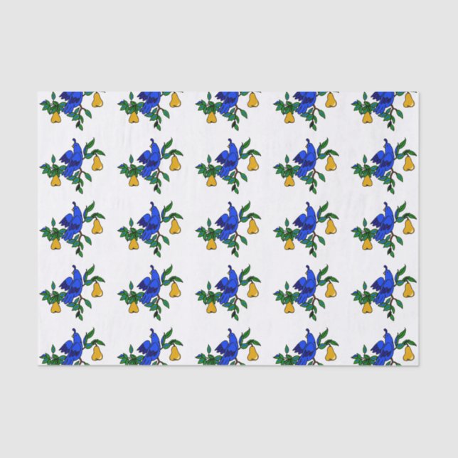 Partridge in einem Zinnpapier Seidenpapier (Vorderseite)