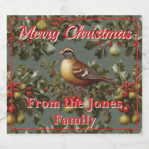 Partridge in einer Birne personalisieren