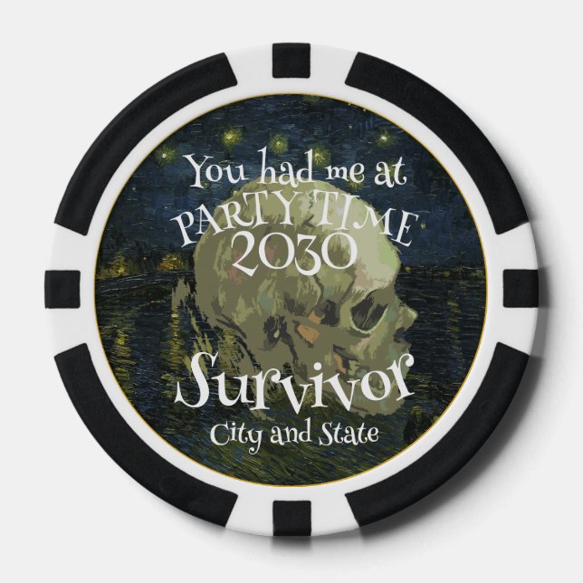 Party 2024 2025 2026 2027 2028 2029 2030 2031 2032 pokerchips (Vorderseite)