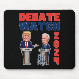 Party 2024 - Trump Biden - Präsident - Wahl Mousepad