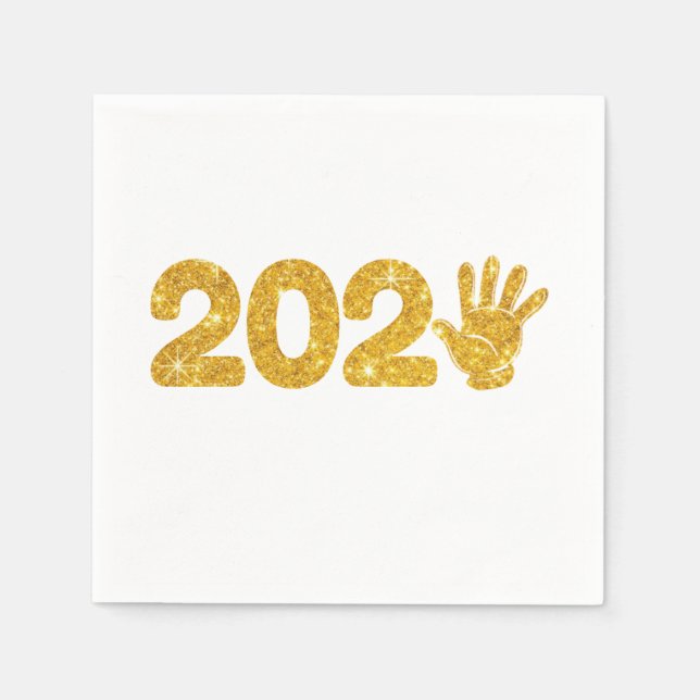 Party 2025 - Neues Jahr 2025 Serviette (Vorderseite)