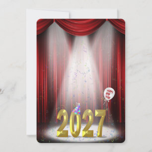 Party 2026 im Rampenlicht Einladung