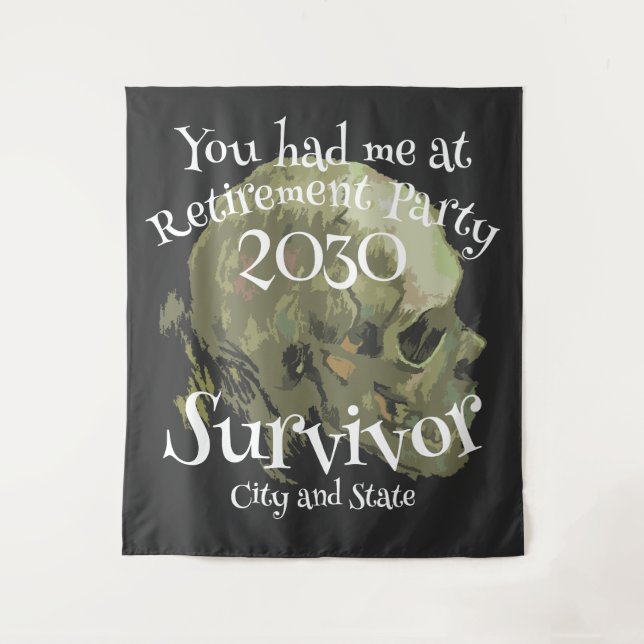 Party 2030 2031 2032 2034 2035 2036 wandteppich (Vorderseite)