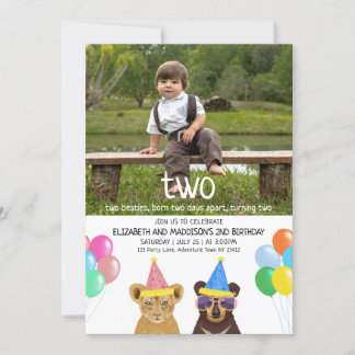 Party 2. Geburtstag Einladung