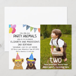 Party 2. Geburtstag Einladung