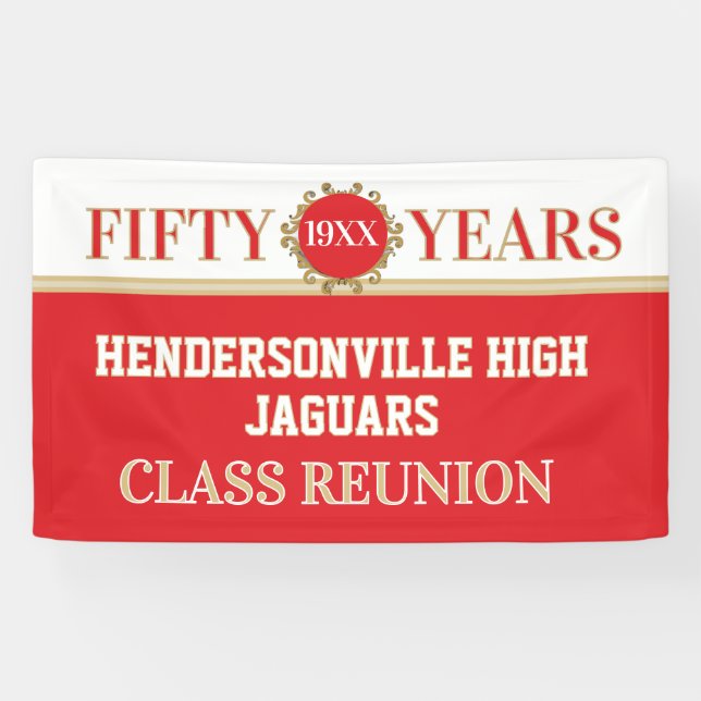 Party! 50. Jubiläumsbanner Banner (Horizontal)
