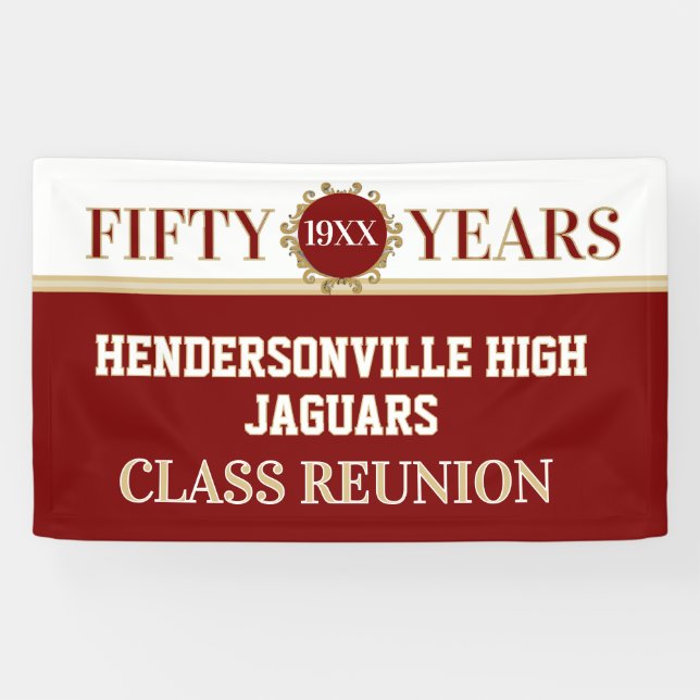 Party! 50. Jubiläumsbanner Banner (Horizontal)