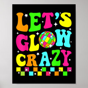 Party 80er Group Team Lasse Crazy Retro farbenfroh Poster