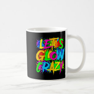Party 80er Gruppe Team lässt verrückte retro farbe Kaffeetasse