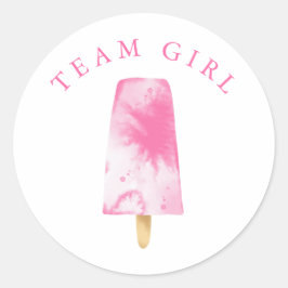 Party-Abstimmung über das weibliche Geschlecht Runder Aufkleber