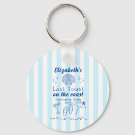 Party am Strand von Bachelorette Schlüsselanhänger