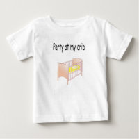 Party an meinem Krippen-T - Shirt