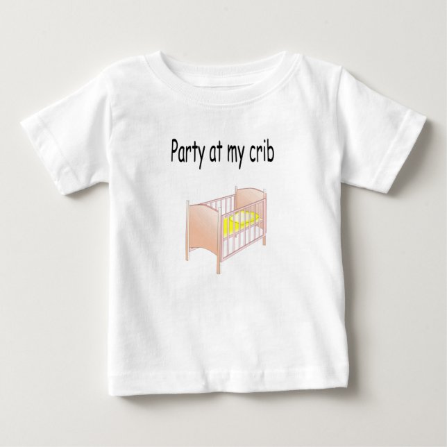 Party an meinem Krippen-T - Shirt (Vorderseite)